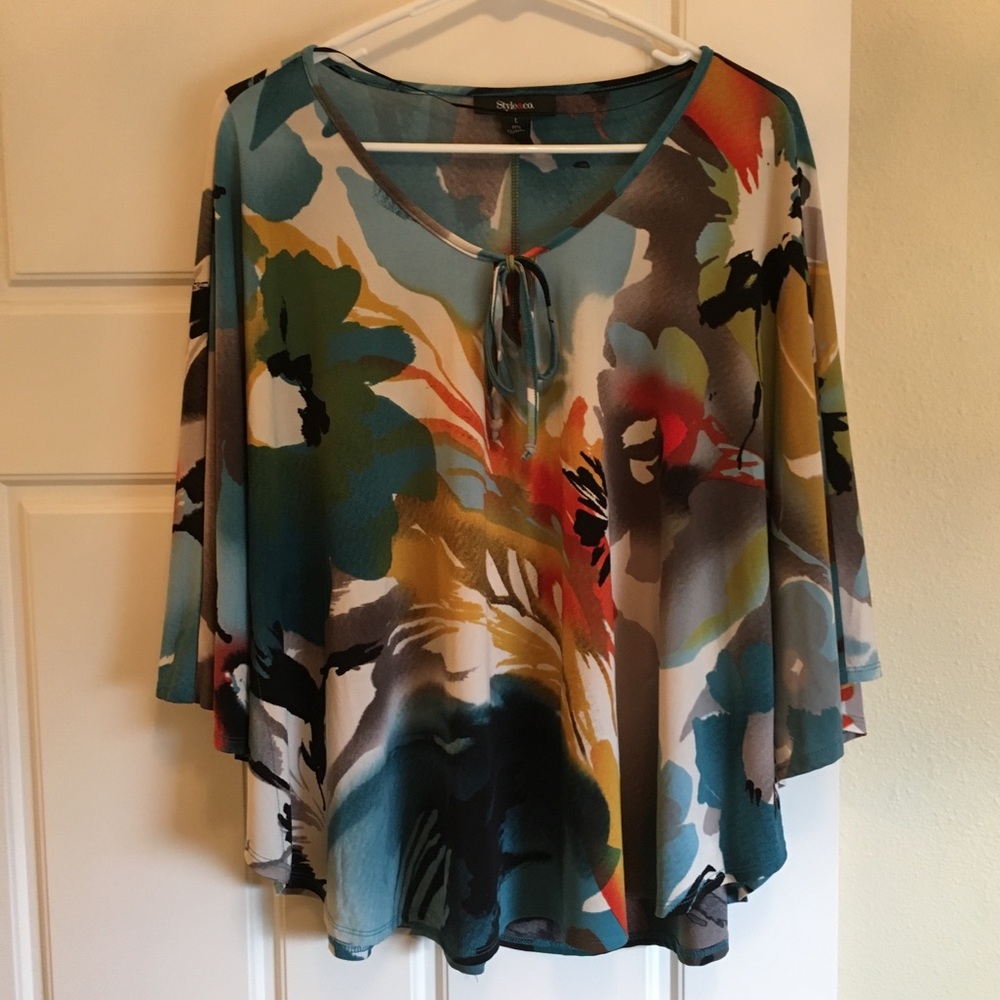 colorful butterfly top...